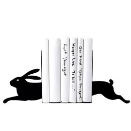 Упоры для книг «Бегущий Заяц» (чёрный)