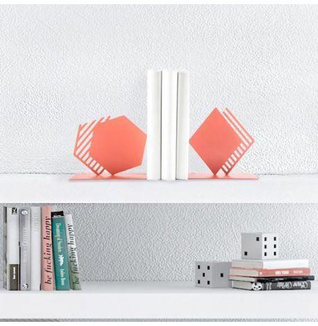 Держатели для книг «Форма и содержание» (коралловый)