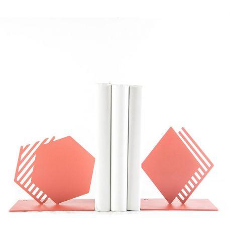 Держатели для книг «Форма и содержание» (коралловый)