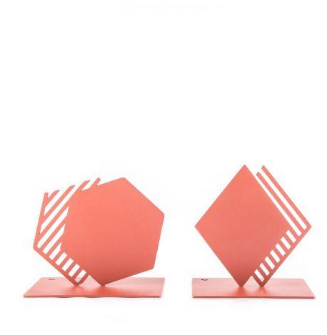 Держатели для книг «Форма и содержание» (коралловый)
