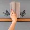 Держатели для книг Glozis Birds On Branch (черные)
