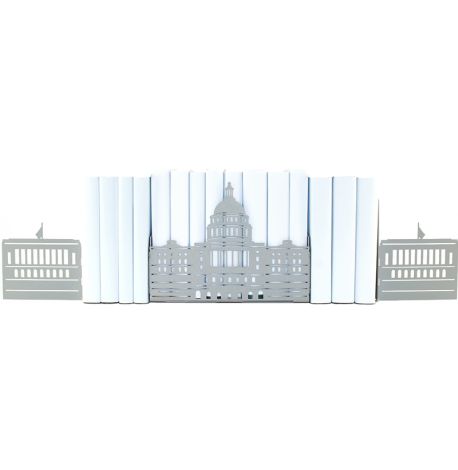 Держатели для книг Glozis Capitol (серые)