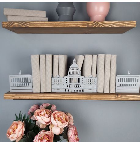 Держатели для книг Glozis Capitol (серые)