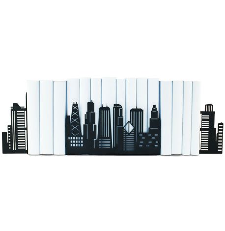 Держатели для книг Glozis Chicago (черный)