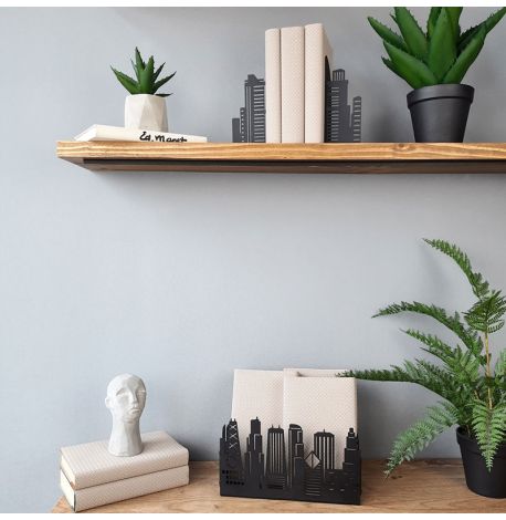 Держатели для книг Glozis Chicago (черный)