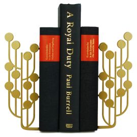 Упори для книг Glozis Dots Bronze (бронзові)