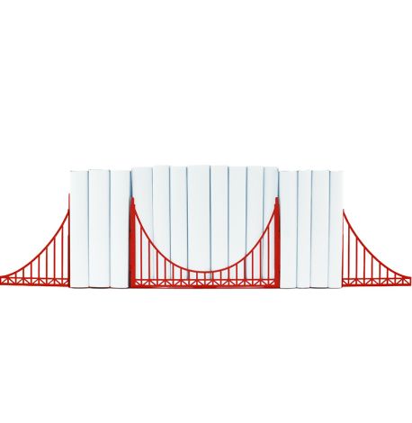 Тримачі для книжок Glozis Golden Gate (червоні)