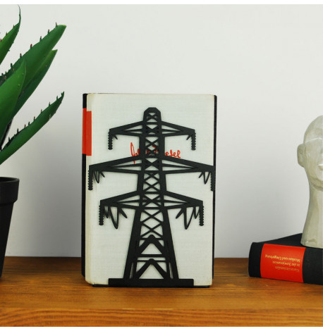 Упор для книг Glozis Industrial (черный)