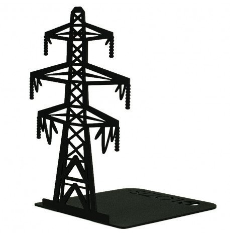 Упор для книг Glozis Industrial (черный)