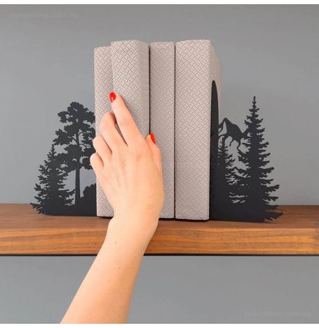 Держатели для книг Glozis Mountain (черные)