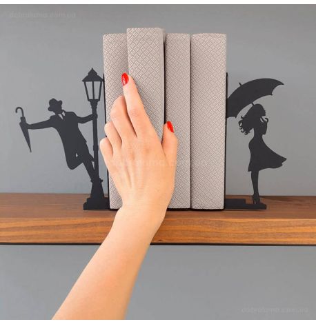 Тримачі для книг Glozis Romantic (чорні)