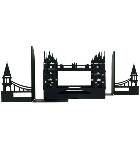 Тримачі для книжок Glozis Tower Bridge (чорні)