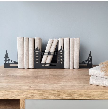 Тримачі для книжок Glozis Tower Bridge (чорні)