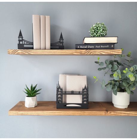 Тримачі для книжок Glozis Tower Bridge (чорні)