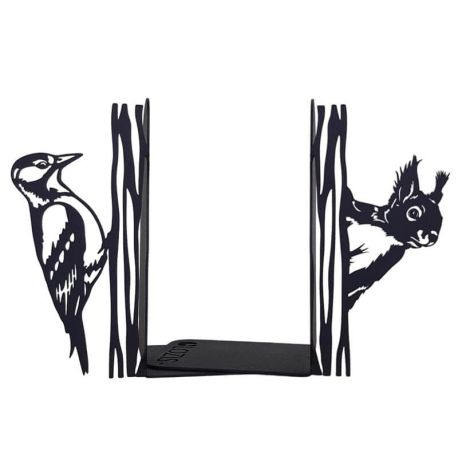 Держатели для книг Glozis Woodpecker (черные)