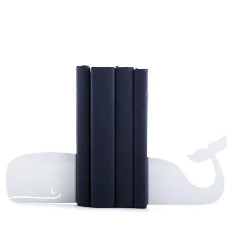 Упори для книг «Кит» (білий)