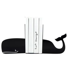 Упоры для книг «Кит» (чёрный)