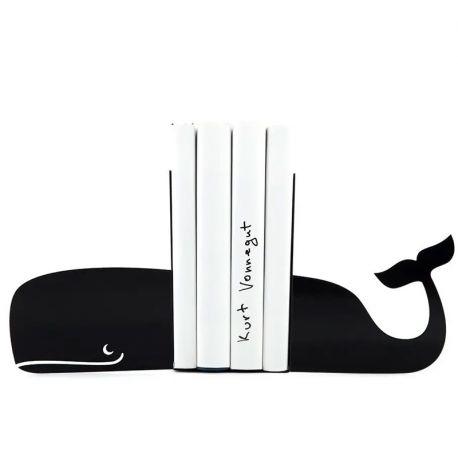 Упори для книг «Кит» (чорний)