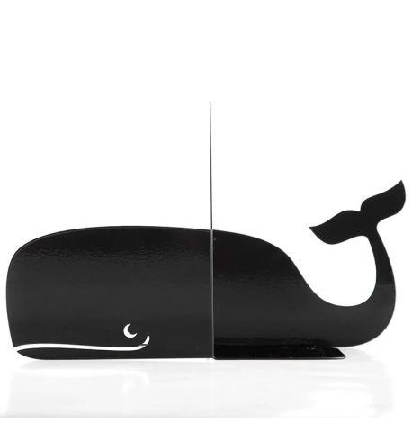 Упори для книг «Кит» (чорний)