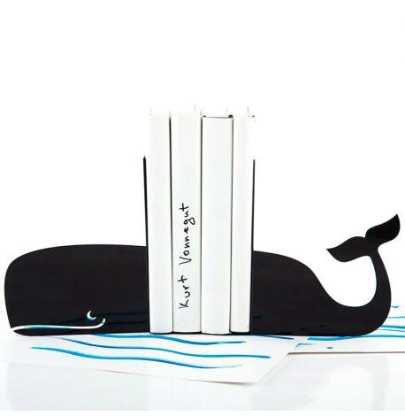 Упори для книг «Кит» (чорний)