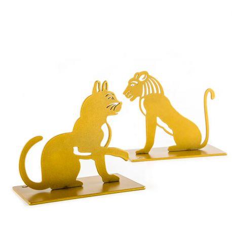 Упоры для книг «Лев и Кот»