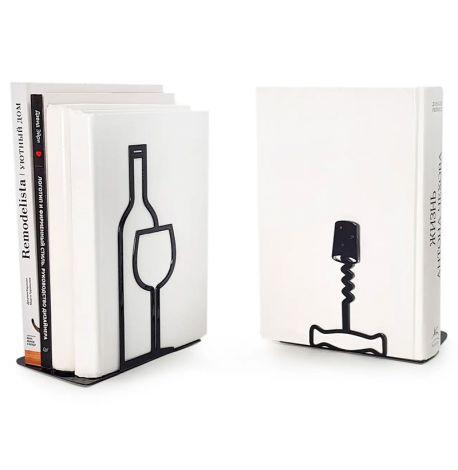 Упоры для книг More wine, less whine
