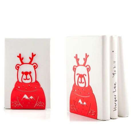 Держатели для книг «Новогодние Мишки»