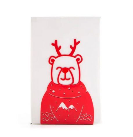 Держатели для книг «Новогодние Мишки»