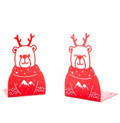 Держатели для книг «Новогодние Мишки»