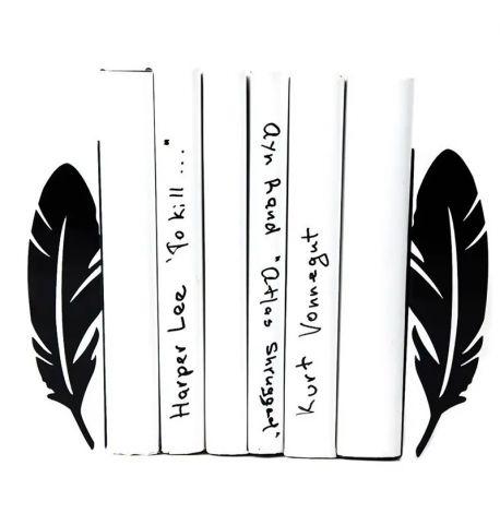Держатели для книг «Перья» (чёрные)