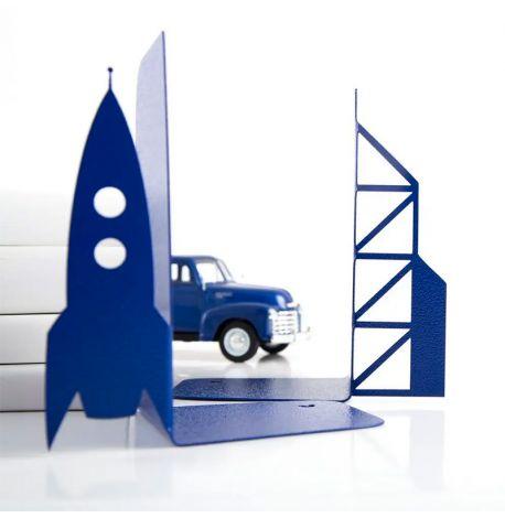 Тримачі для книг «Політ на місяць» (синій)