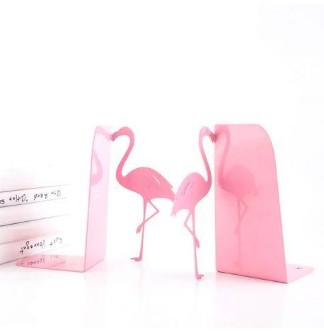 Упоры для книг «Розовый Фламинго»