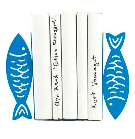 Упоры для книг «Рыбы» (синие)