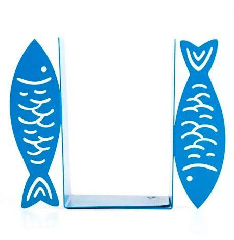 Упоры для книг «Рыбы» (синие)