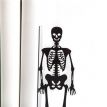 Держатели для книг «Счастливые скелеты» (черные)