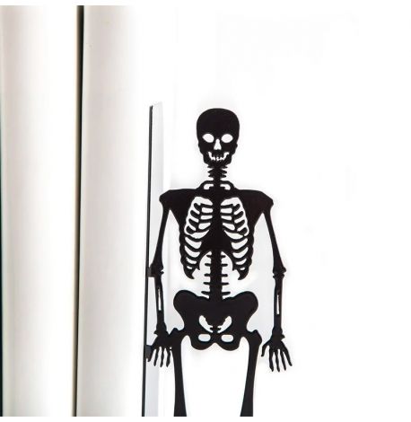 Держатели для книг «Счастливые скелеты» (черные)