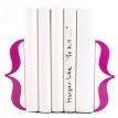 Упоры для книг «Скобы» (фуксия)