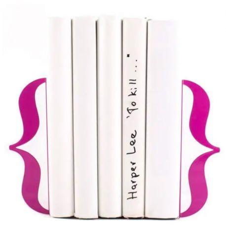 Упоры для книг «Скобы» (фуксия)