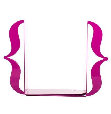 Упоры для книг «Скобы» (фуксия)