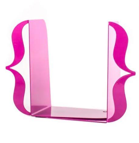 Упоры для книг «Скобы» (фуксия)