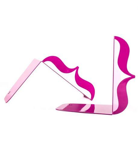 Упоры для книг «Скобы» (фуксия)