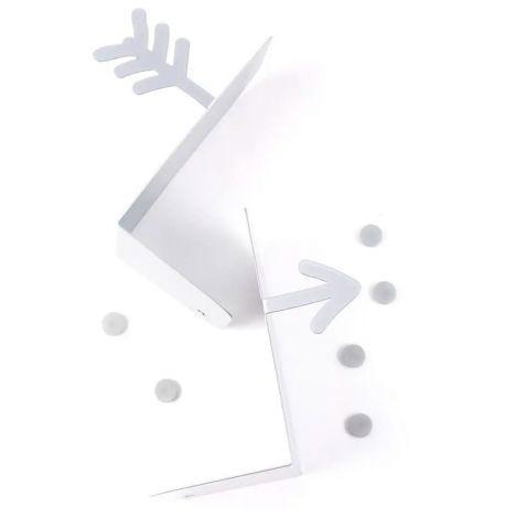 Держатели для книг «Стрела» (серебро)