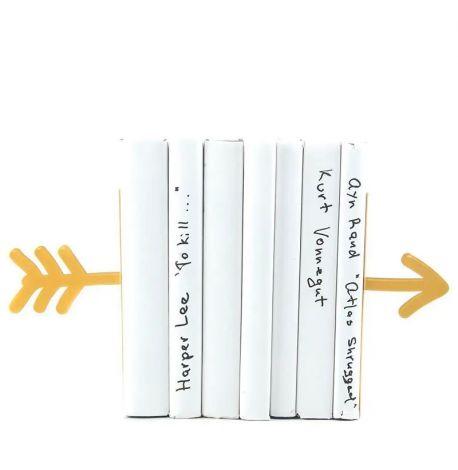 Упоры для книг «Стрела» (ярко-золотая)