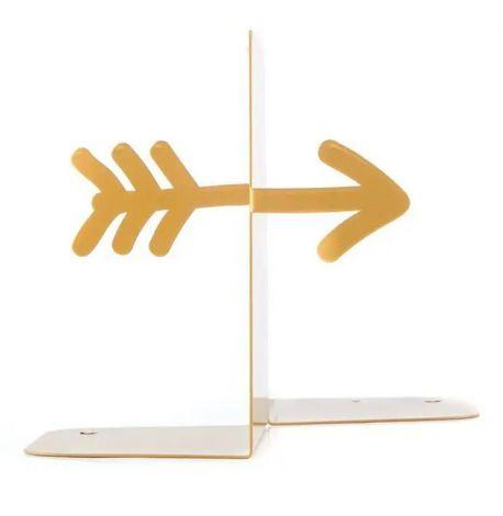 Упоры для книг «Стрела» (ярко-золотая)