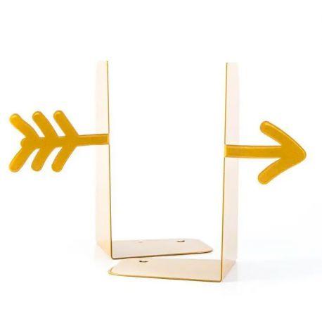 Упоры для книг «Стрела» (ярко-золотая)