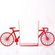 Упори для книг «Велосипед» (червоний)