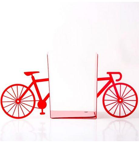 Упори для книг «Велосипед» (червоний)