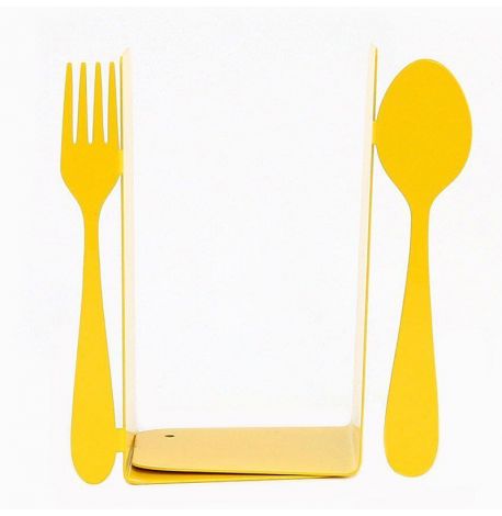 Держатели для книг «Венчик и Лопатка» (жёлтые)