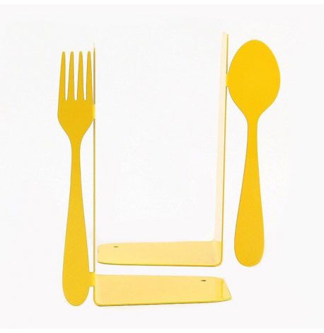 Держатели для книг «Венчик и Лопатка» (жёлтые)