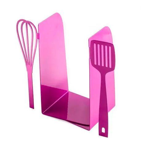 Держатели для книг «Венчик и лопатка» (фуксия)